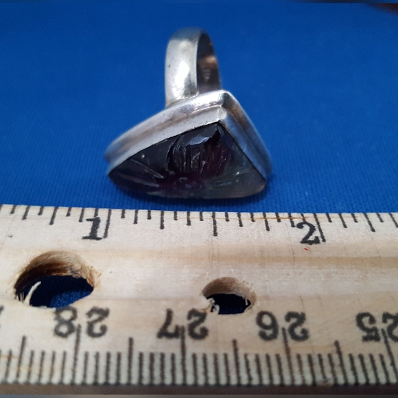 Multicolored Amethyst ring. - Picture 4 of 4